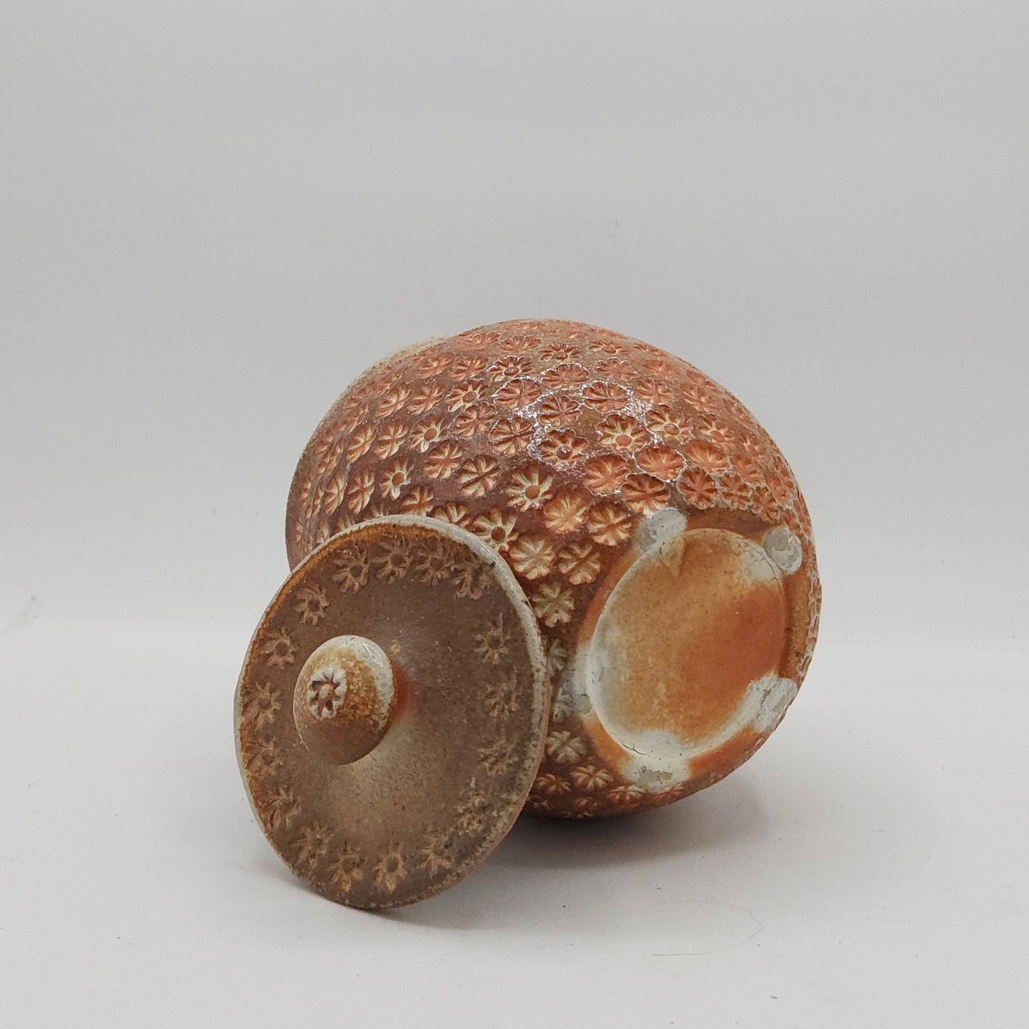 Lidded Jar #27 - Wood Fired