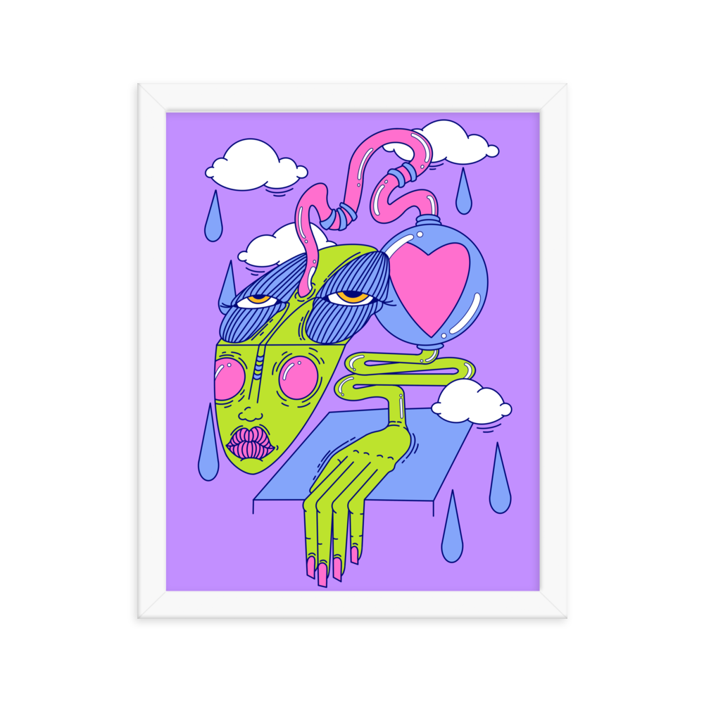 Some Form Of Dissociation Framed Art Print