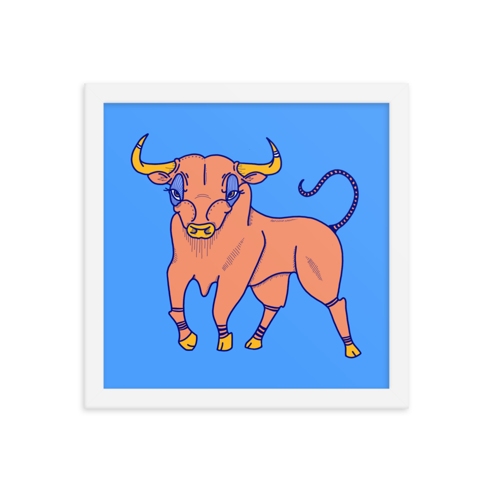 Taurus Framed Poster