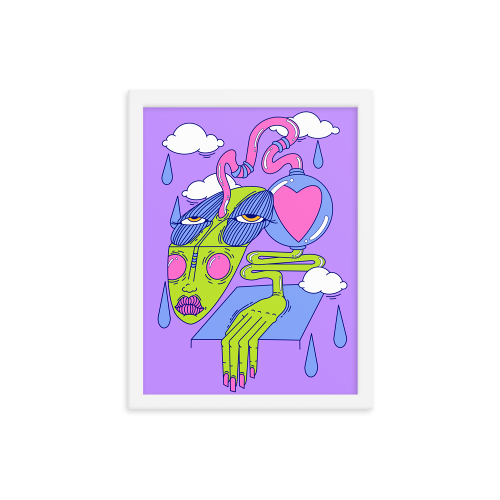 Some Form Of Dissociation Framed Art Print