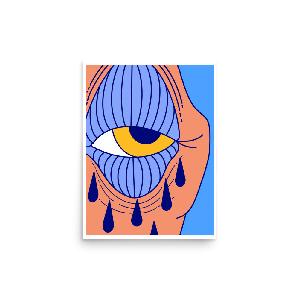 Cryin' Art Print, 12" x 16"