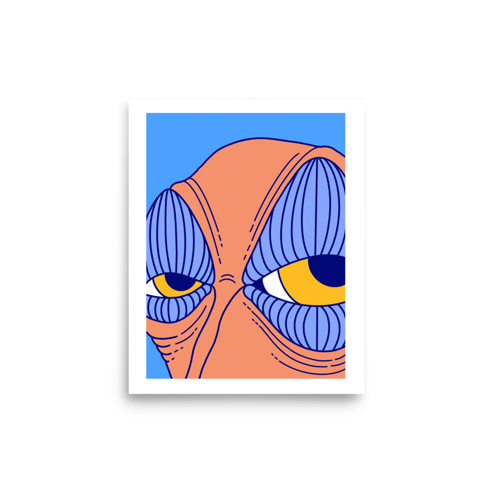 I'm Lookin' At You Lookin' At Me Art Print, 8" x 10"