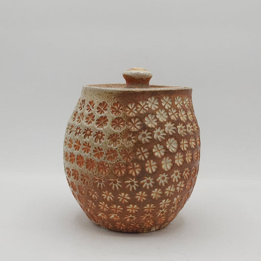 Lidded Jar #27 - Wood Fired