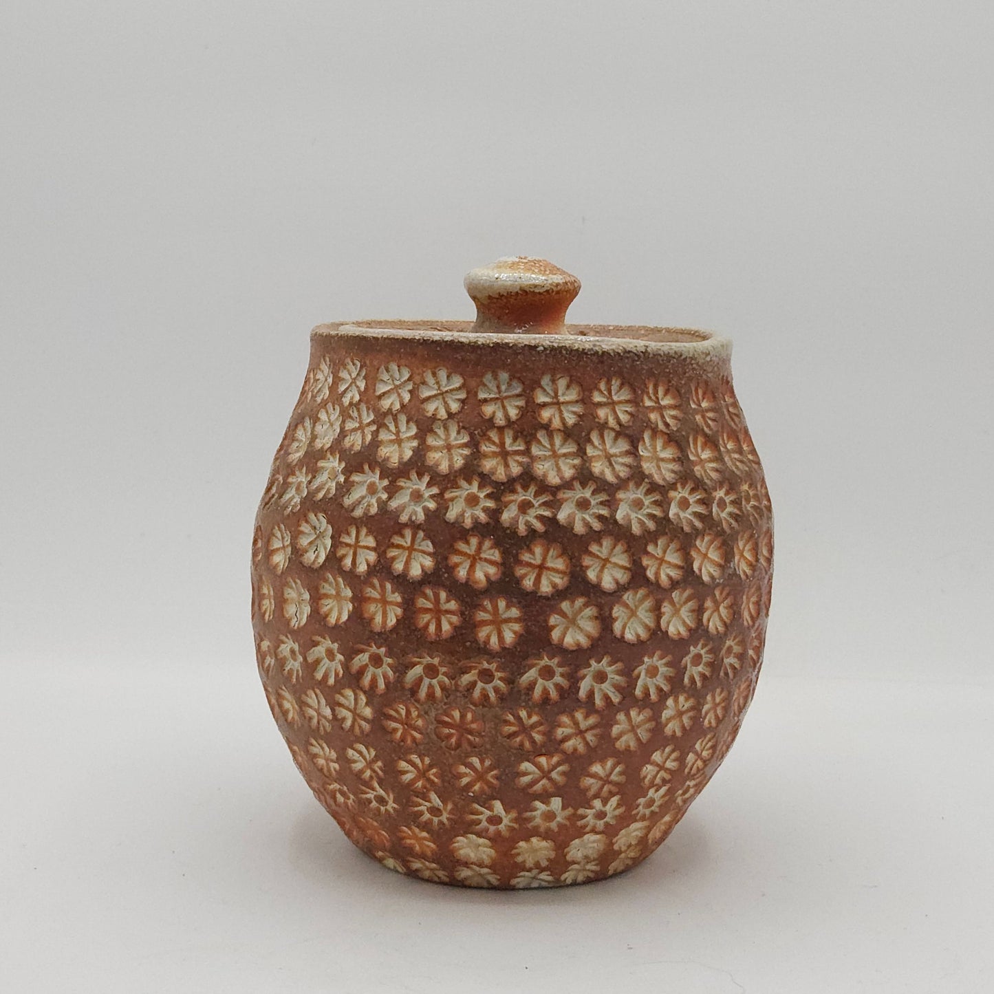 Lidded Jar #27 - Wood Fired