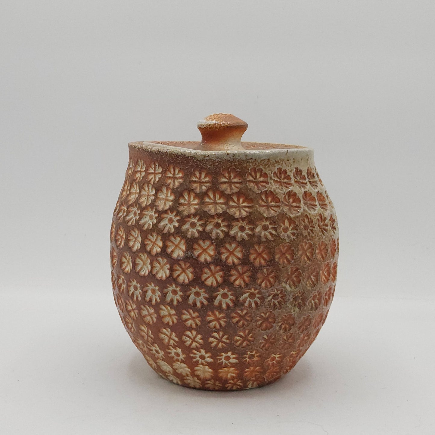 Lidded Jar #27 - Wood Fired