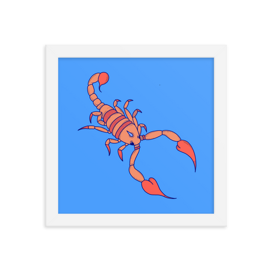 Scorpio Framed Poster