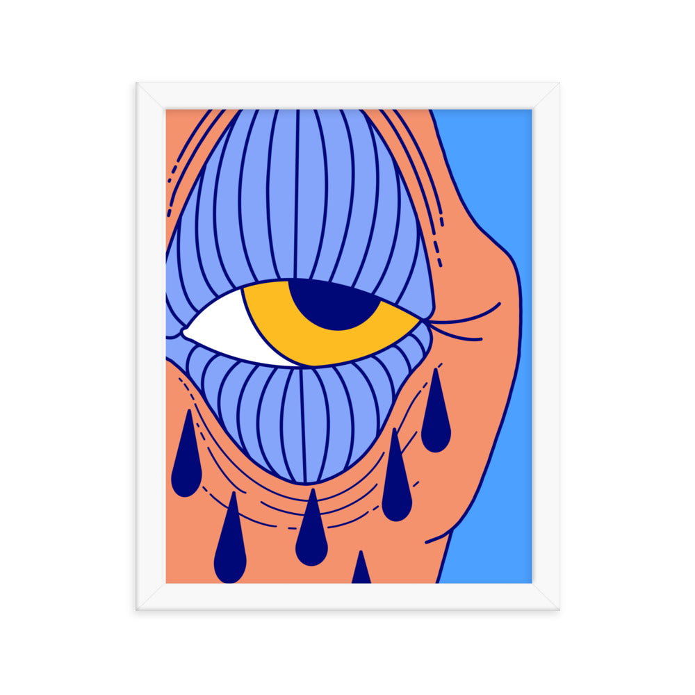 Cryin' Framed Art Print, 11" x 14"