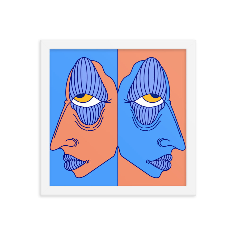 Duality Framed Art Print, 12" x 12"