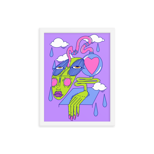 Some Form Of Dissociation Framed Art Print
