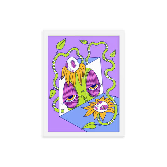 Through the Vines Framed Art Print