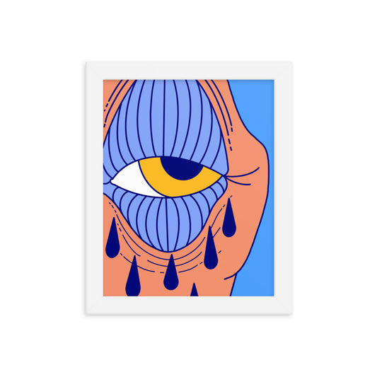 Cryin' Framed Art Print, 8" x 10"