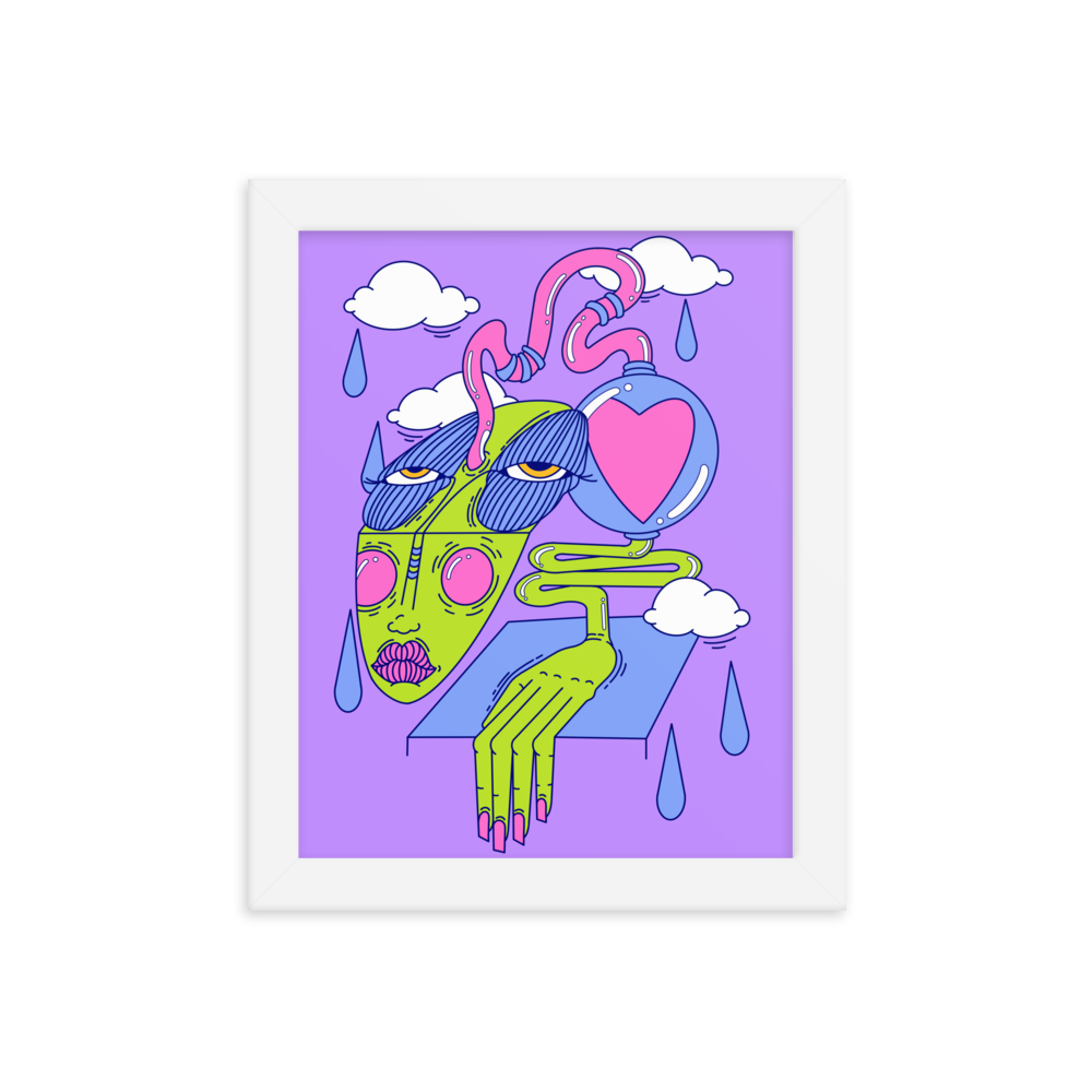 Some Form Of Dissociation Framed Art Print