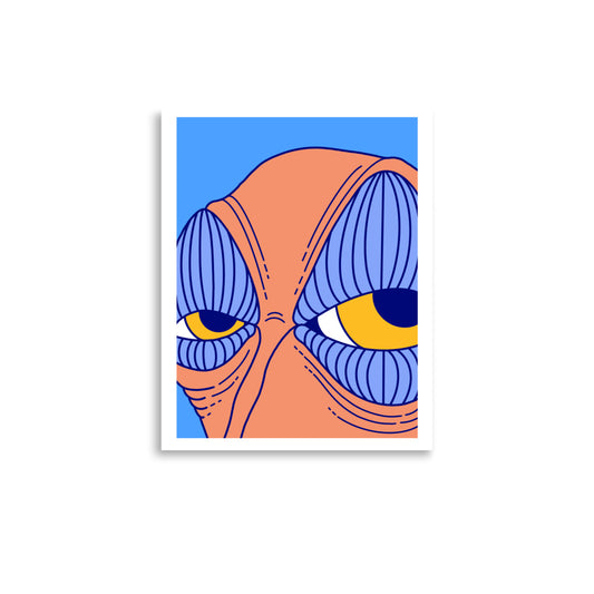 I'm Lookin' At You Lookin' At Me Art Print, 11" x 14"