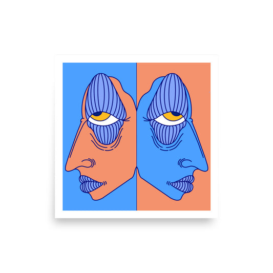 Duality Art Print, 18" x 18"